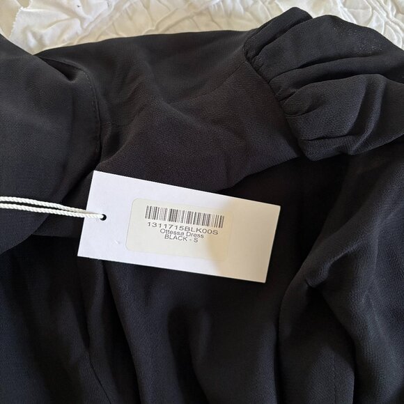 NWT Reformation Ottessa Sheer, Black Dress - Picture 5 of 6